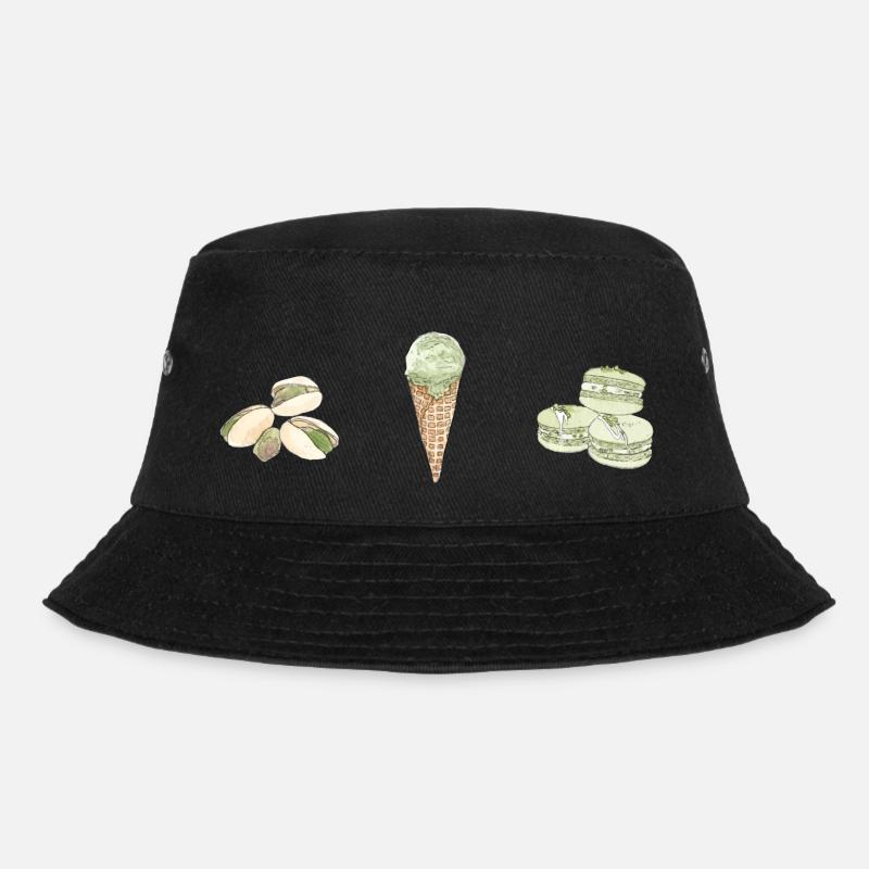 Pistazientraum - Bucket Hat - Schwarz
