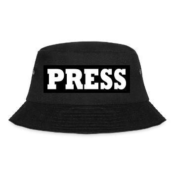 Press - Bucket Hat - Schwarz - Vorne - Lela (165cm)