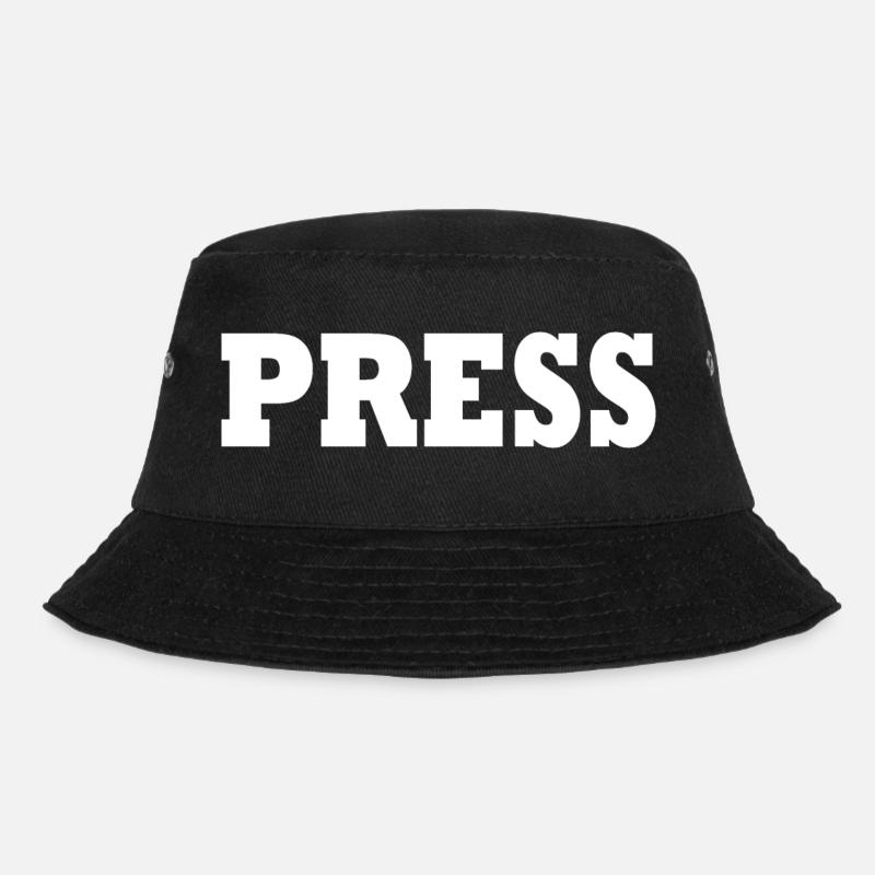 Press - Bucket Hat - Schwarz