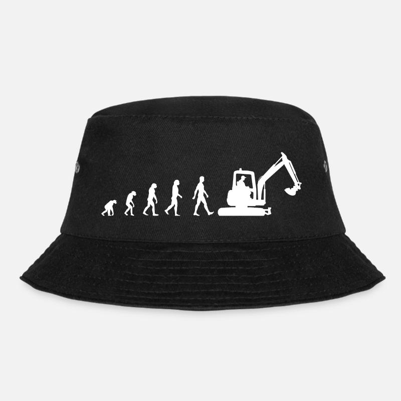 Evolution Exkavator silhouette cadeau pelle - Bob - noir