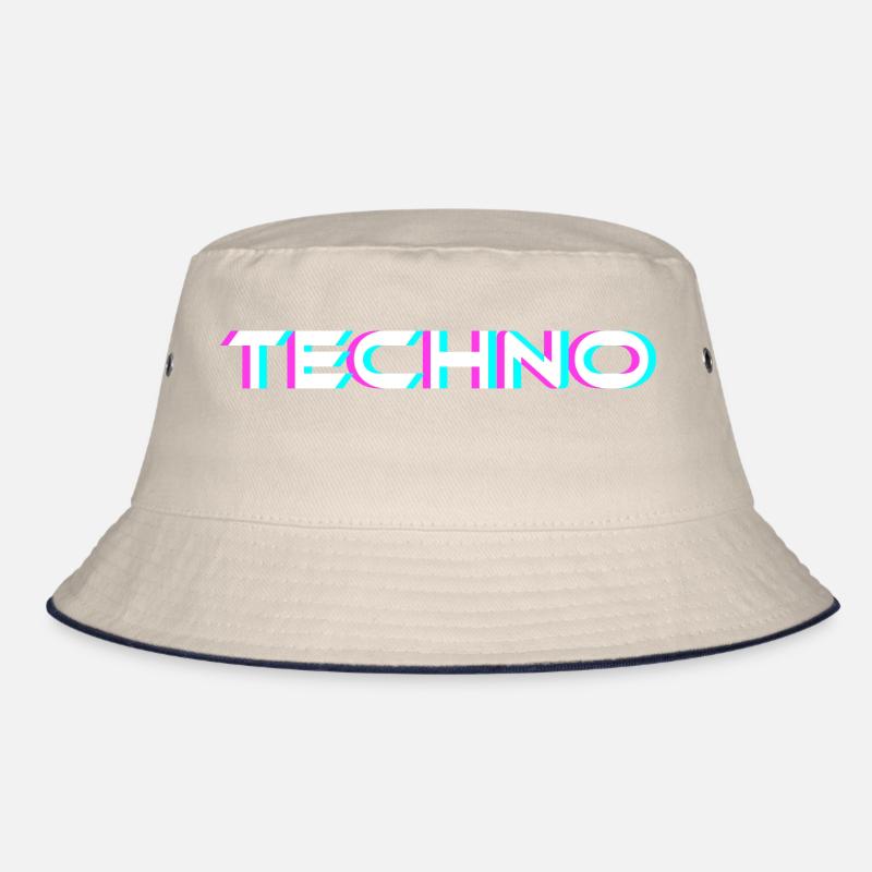 Techno Elektro Musik EDM Hardstyle Bucket Hat
