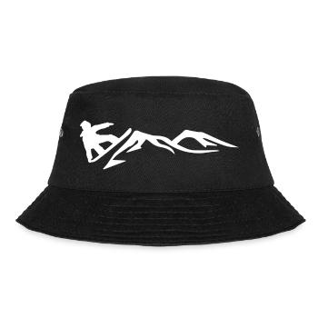 Snowboard Snowboarder - Bucket Hat - Schwarz - Vorne - Lela (165cm)