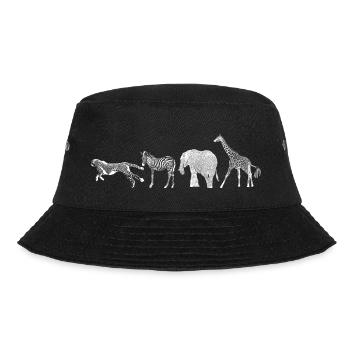 Afrique Animaux blancs - Bob - noir - Devant - Lela (165cm)