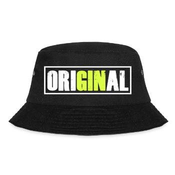 OriGINal GIN Liebhaber Gin - Bucket Hat - Schwarz - Vorne - Lela (165cm)