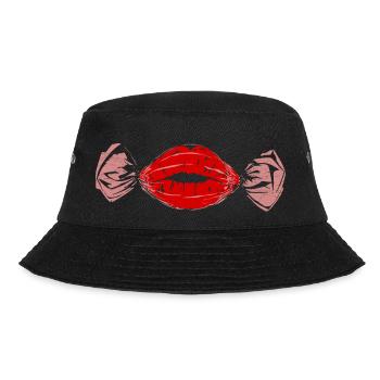 Bonbon - Bucket Hat - Schwarz - Vorne - Lela (165cm)