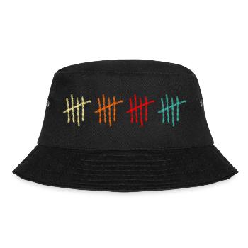 20. geburtstag 20 jahre zwanzig zwanzigster level - Bucket Hat - Schwarz - Vorne - Lela (165cm)