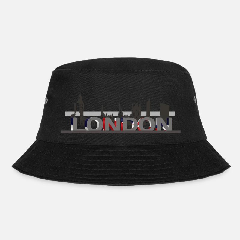 London - Bucket Hat - black