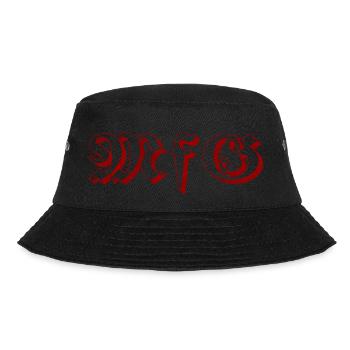 Mit freundlichen Grüßen - Bucket Hat - Schwarz - Vorne - Lela (165cm)
