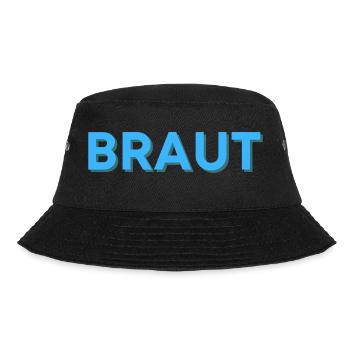 Braut - Bucket Hat - Schwarz - Vorne - Lela (165cm)