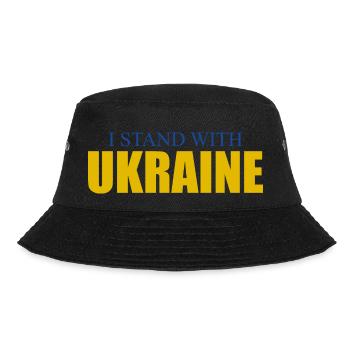Ukraine Victory - Bucket Hat - black - Front - Lela (165cm)