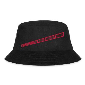you would understand quote - Bucket Hat - black - Front - Lela (165cm)