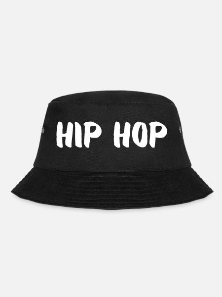 T-SHIRT "HIP HOP" - Bucket Hat - Schwarz