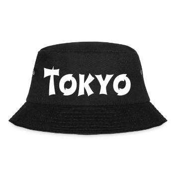 tokyo asiatische schrift Tokio - Bucket Hat - Schwarz - Vorne - Lela (165cm)