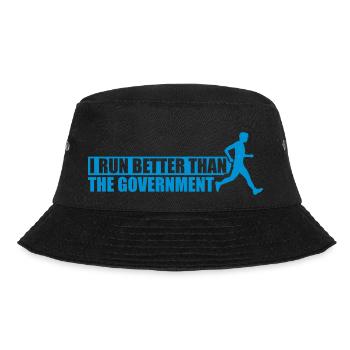 run better than government - Bucket Hat - black - Front - Lela (165cm)