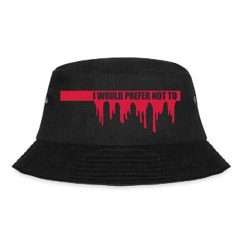 I prefer not to - Bucket Hat - black - Front - Lela (165cm)