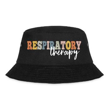 Respiratory Therapy Registered Nurse RN LPN - Bucket Hat - black - Front - Lela (165cm)