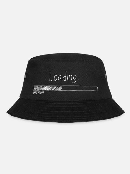 Ladebalken 1337 - Bucket Hat - Schwarz