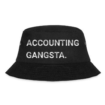 Accounting Gangsta - Bucket Hat - black - Front - Lela (165cm)