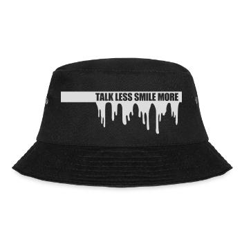 talk less smile more - Bucket Hat - black - Front - Lela (165cm)