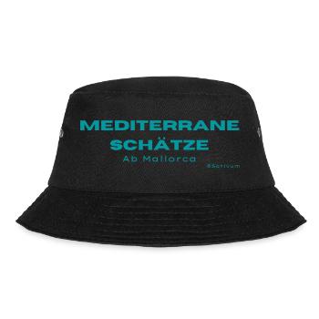 Mediterrane Schätze ab Mallorca - Bucket Hat - Schwarz - Vorne - Lela (165cm)