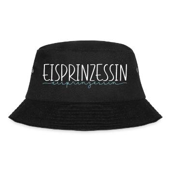 Eisprinzessin Eislauf Schlittschuhe Geschenk - Bucket Hat - Schwarz - Vorne - Lela (165cm)