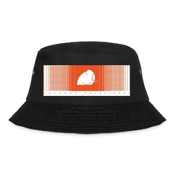 Dégradé Mamood motif de contrôle orange - Bob - noir - Devant - Lela (165cm)
