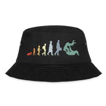 Vintage Judo Evolution - Bucket Hat - Schwarz - Vorne - Lela (165cm)