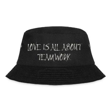 love is - Bucket Hat - black - Front - Lela (165cm)