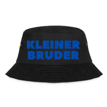 Kleiner Bruder 1 - Bucket Hat - Schwarz - Vorne - Lela (165cm)