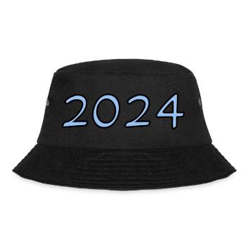 HAPPY NEW YEAR. NEW YEAR'S EVE. NEW YEAR. MEIL - Bucket Hat - black - Front - Lela (165cm)