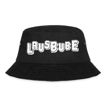 Lausbube in weiss - Bucket Hat - Schwarz - Vorne - Lela (165cm)