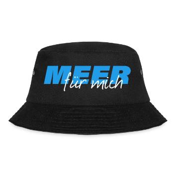 MEER FÜR MICH - Bucket Hat - Schwarz - Vorne - Lela (165cm)