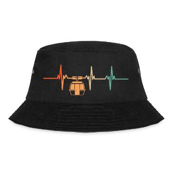 Heartbeat gondola lift - Bucket Hat - black - Front - Lela (165cm)