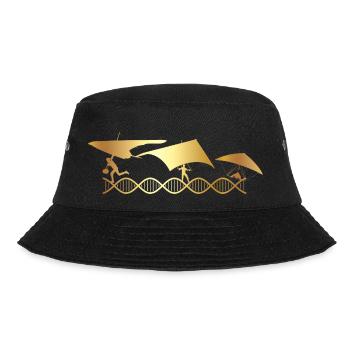Gleitschirmfliegen liegt mir im Blut - Bucket Hat - Schwarz - Vorne - Lela (165cm)