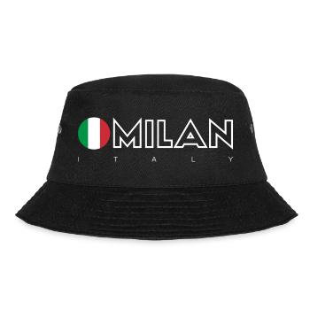 Mailand - Bucket Hat - Schwarz - Vorne - Lela (165cm)