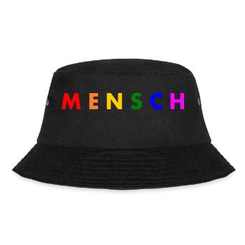 Mensch - Bucket Hat - Schwarz - Vorne - Lela (165cm)