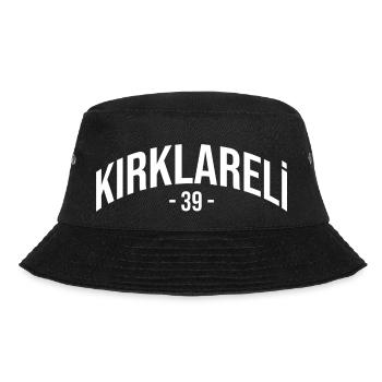 Kirklareli 39 Türkei Turkiye Geschenk Urlaub TR - Bucket Hat - Schwarz - Vorne - Lela (165cm)