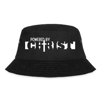 Jesus Glaube Kirche Christ Bibel Gebet - Bucket Hat - Schwarz - Vorne - Lela (165cm)