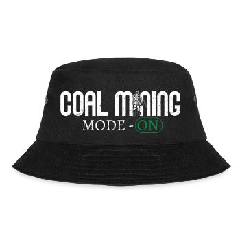 Coal Mining Mode - ON Pickaxe Miner - Bucket Hat - black - Front - Lela (165cm)