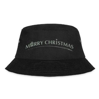 merry Christmas lettering with symbols - Bucket Hat - black - Front - Lela (165cm)