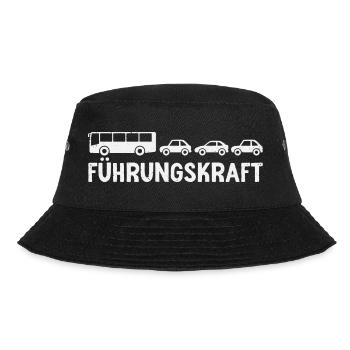 Busfahrer Linienbus Führungskraft Bus - Bucket Hat - Schwarz - Vorne - Lela (165cm)
