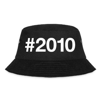 2010 Hashtag 16 Years 16th Birthday - Bucket Hat - black - Front - Lela (165cm)