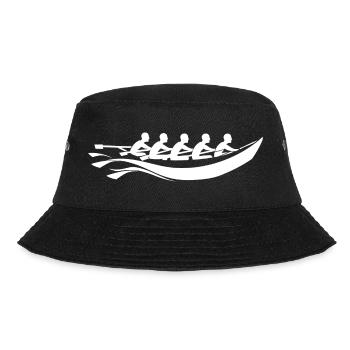 Rowing Team Cartoon Style - Bucket Hat - black - Front - Lela (165cm)
