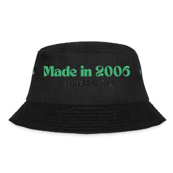 Made in 2006 - Perfection since day 1 - Bucket Hat - black - Front - Lela (165cm)
