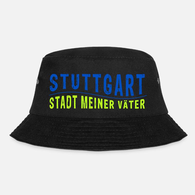 Stuttgart STADT MEINER VÄTER (Vektorgrafik) - Bucket Hat - Schwarz