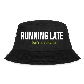 RUNNING LATE IS NOT A CARDIO - Bob - noir - Devant - Lela (165cm)