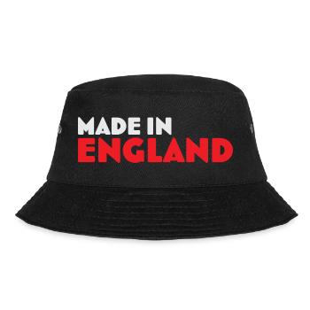 Made in England Emblem Tee - Bucket Hat - black - Front - Lela (165cm)