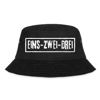EINS ZWEI DREI - Bucket Hat - Schwarz - Vorne - Lela (165cm)