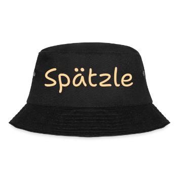 Spätzle - Bucket Hat - Schwarz - Vorne - Lela (165cm)