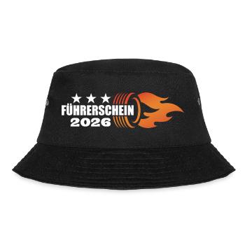 Driver's license passed 2026 - Driver's license - Bucket Hat - black - Front - Lela (165cm)